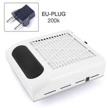 Load image into Gallery viewer, 80W Nail Dust Suction Dust Collector Fan Vacuum Cleaner Manicure Machine Tools Strong Power Nail Fan Art Manicure Salon Tools