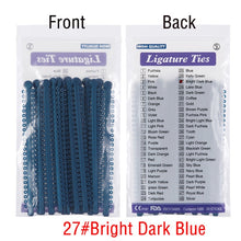 Load image into Gallery viewer, 1000pcs=20sticks Azdent Dental Orthodontic Ligature Ties Elastic Rubber Tooth ands Dentist Tools Braces Teeth Orthodontics