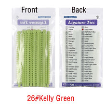 Load image into Gallery viewer, 1000pcs=20sticks Azdent Dental Orthodontic Ligature Ties Elastic Rubber Tooth ands Dentist Tools Braces Teeth Orthodontics
