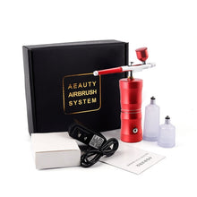 Load image into Gallery viewer, Multi-Purpose Cordless Mini Airbrush Set Spray Pump Gen Pen Air Compressor Kit Portable Air Brush Set Art Painting Spray Model