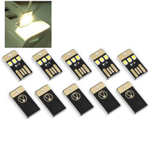 Load image into Gallery viewer, 5Pcs Mini USB Power LED Light Night Camping Eqpment for Power Bank Computer Ultra Low Power 2835 Chips Pocket Card Lamp
